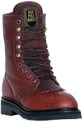 Dan Post Mens 8" Lace Work Boots Wide