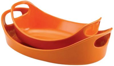Rachael Ray Bubble & Brown Bakers Set of 2