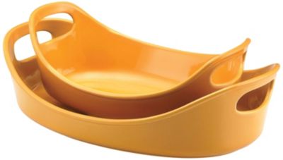 Rachael Ray Bubble & Brown Bakers Set of 2