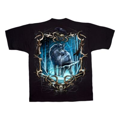 Liquid Blue Men's Wolf Run Tee - Big