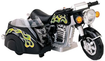 Super Motorbike w/Side Car-Black