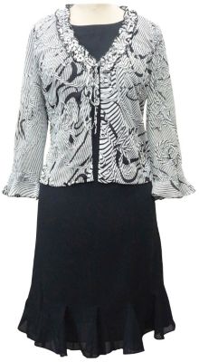 Danny Nicole Ruffle Jacket Dress