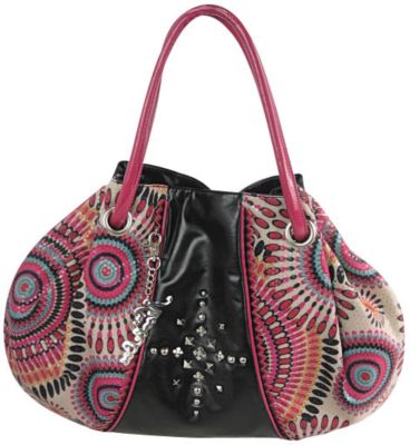 Nicole Lee Peacock Slouch Bag