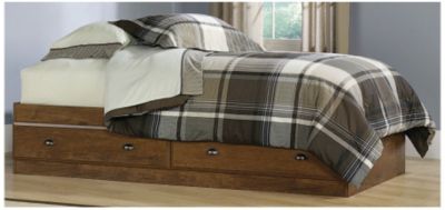 Sauder Shoal Creek Twin Mates Bed Oak