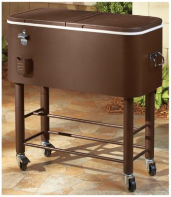 Rolling Party Cooler -Tuscan Sun