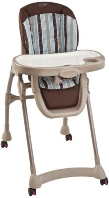 Evenflo Right Height High Chair-Georgia Stripe