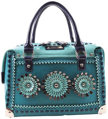 Nicole Lee Flower Satchel White
