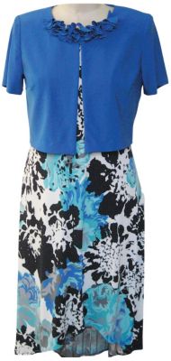 Julian Taylor Women's Printed Jacket Dress