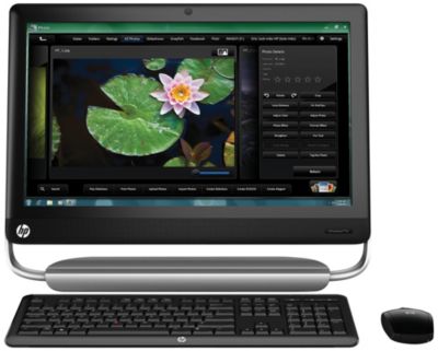 PC HP Touchsmart AIO c/pantalla LCD de 20"