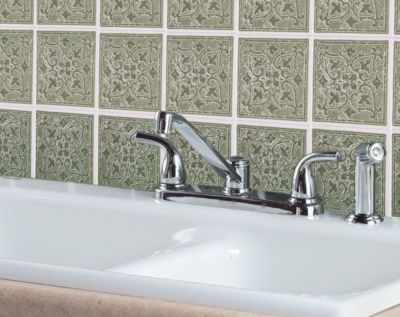 Solid and Accent Kitchen Tiles