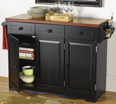 Kitchen Cabinet-Black