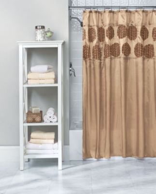 Bella Rosa Applique Shower Curtain