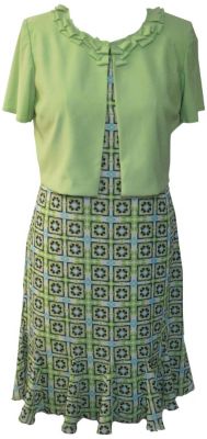 Julian Taylor Womens Abstract Print Jacket & Dress