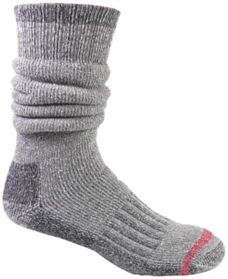Mens Padded Wool Blend Boot Socks 2 Pack