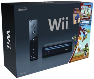 Wii Console with New Super Mario Bros