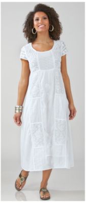 Lola P Womens Crochet Dress
