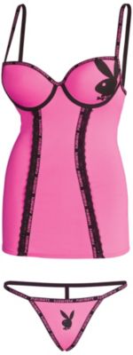 Juego de Babydoll Playboy Playmate p/señoras