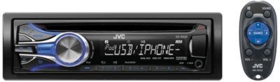Estéreo para auto JVC con AM/FM/iPod/CD