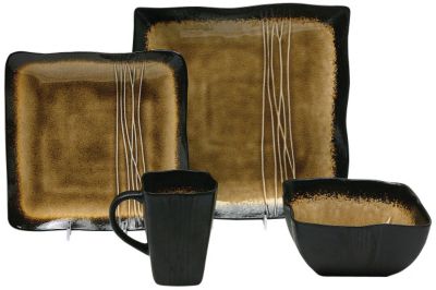 Baum Bros. Galaxy 16pc Dinnerware Set for 4