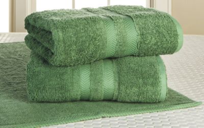 2pc Solid Bath Sheets & Bath Tub Mat