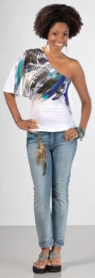 Baby Phat Misses One Shoulder Top