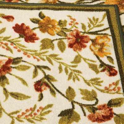 Tapestry Print 3pc Rug Set - Olive