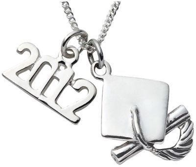 2012 Graduation Cap Pendant