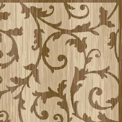 Marion Scroll Rug - Bisque