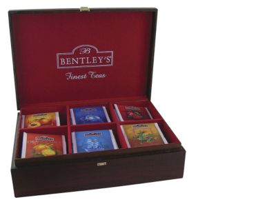 Bentley's Finest Tea Assortd Flavor Tea Chest 60ct