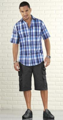 Ecko Mens Jet Set Short Sleeve Woven Shirt