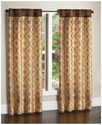 Crystal Lined Grommet Window Covering