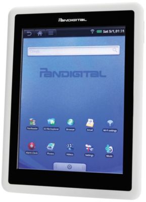 Pandigital 7" Color Screen WiFi White Reader