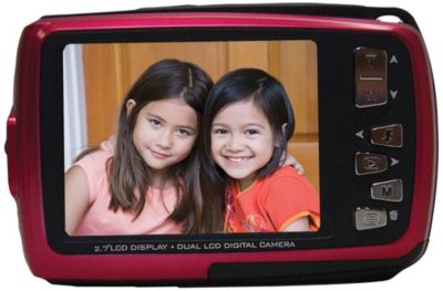 Cobra Digital 16MP Dual Screen Camera Package-Red