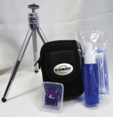Cobra Digital 16MP Dual Screen Camera Package-Red