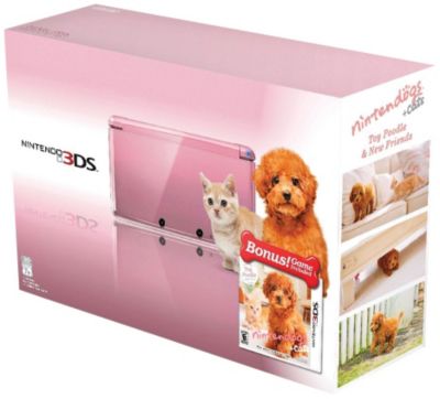 Nintendo 3DS with Toy Poodle and New Friends