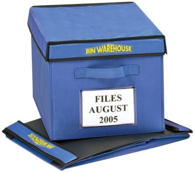 The Bin Warehouse Fold A Tote File Boxes (6 Pack)