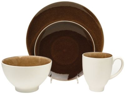 Baum Bros. Max 16pc Dinnerware Set for 4