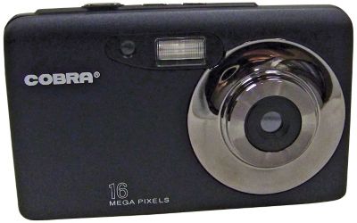 Cobra Digital 16 MP Black Digital Camera Package