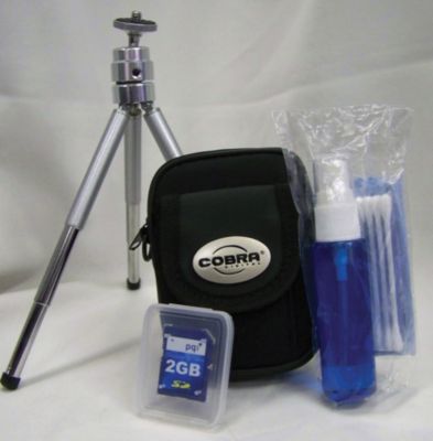 Cobra Digital 16 MP Black Digital Camera Package