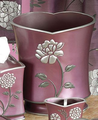 Avanti Purple Wastebasket
