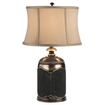 Beaded Stone Decorative Table Lamp