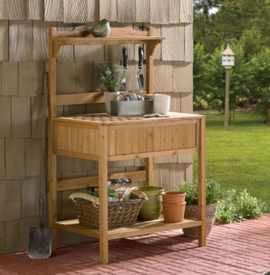Potting Bench with Storage