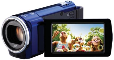 JVC Everio 1080p Blue Camcorder with Case