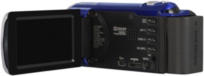 JVC Everio 1080p Blue Camcorder with Case