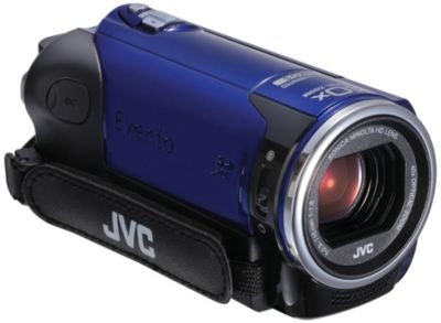 JVC Everio 1080p Blue Camcorder with Case