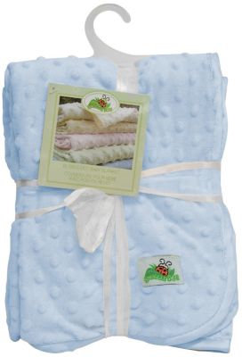 Snuggle Bug Bubble Dot Baby Blanket