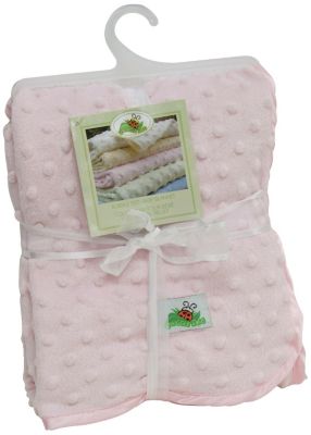 Snuggle Bug Bubble Dot Baby Blanket