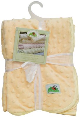 Snuggle Bug Bubble Dot Baby Blanket