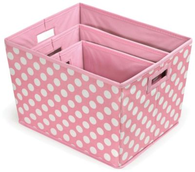 Paquete de 3 canastas apilables de lunares de Badger Baskets