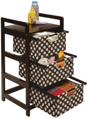 Unidad de almacenamiento Badger Basket, espresso y lunares